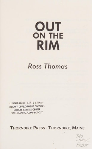 Out on the Rim (Thorndike Press Large Print Basic Series)