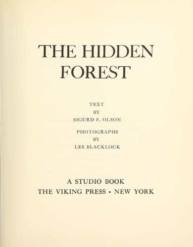 The Hidden Forest