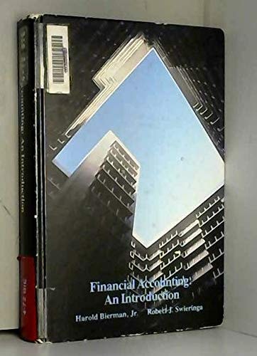 Financial Accounting: An Introduction