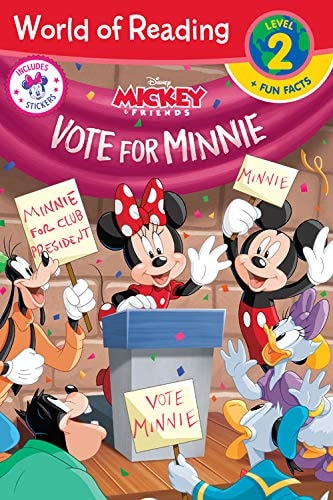 Vote for Minnie (World of Reading, Level 2: Mickey & Friends)
