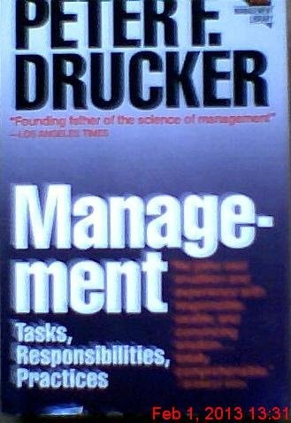 Management: Tasks, Responsibilities, Practices (Harper & Row management library)