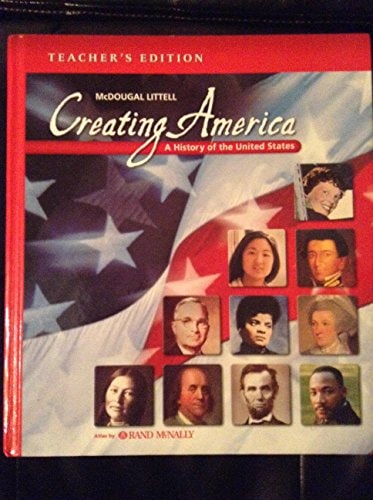 McDougal Littell Creating America: Teacher Edition Grades 6-8 2002