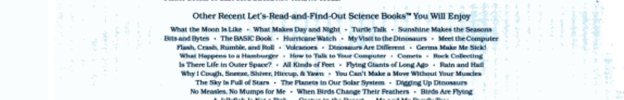 Air Is All Around You (Let's-read-and-find-out: Science)