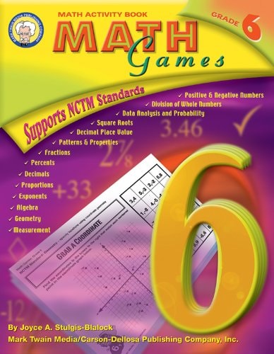 Mark Twain - Math Games, Grade 6