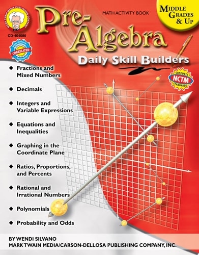 Pre-Algebra: Middle Grades & Up (Daily Skill Builders)