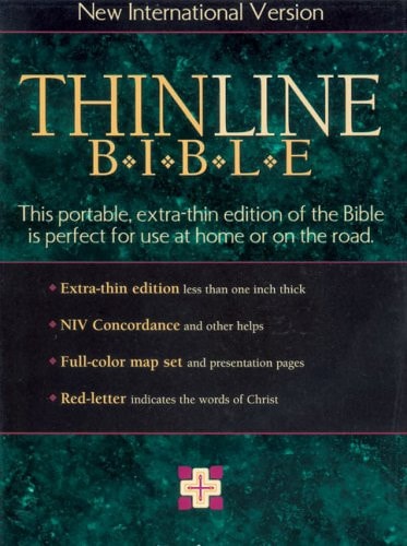 NIV Thinline Bible, Indexed