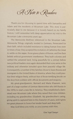 Mountain Lake, Minnesota Trilogy One-Three