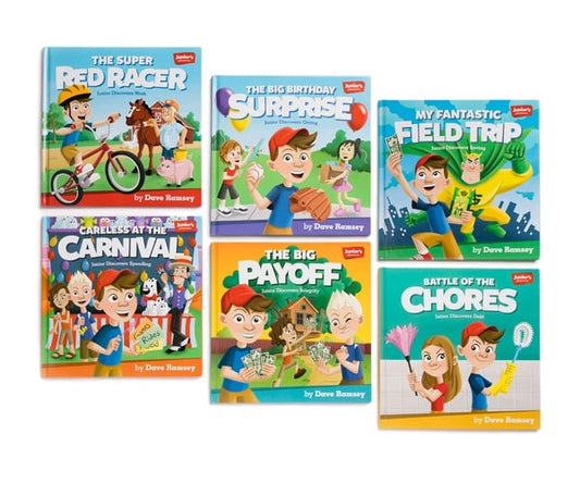 Junior's Adventures: Storytime Book Set Teaching Kids How to Win with Money!