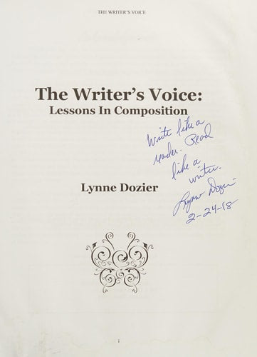 The Writer's Voice: Lessons in Composition