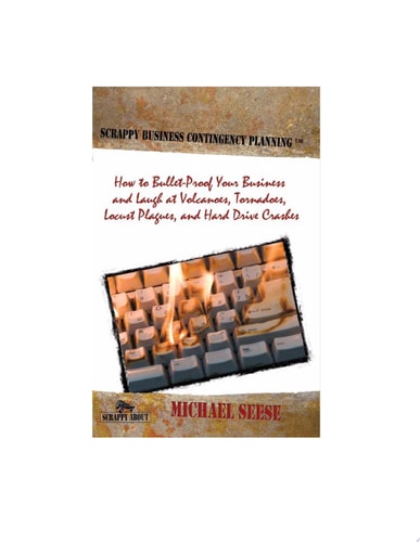 Scrappy Business Contingency Planning: How to Bullet-Proof Your Business and Laugh at Volcanoes, Tornadoes, Locust Plagues, and Hard Drive Crashes (Happy about)