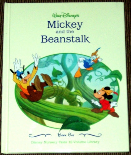 MICKEY & THE BEANSTALK. WALT DISNEY. FIRST EDITION, BOOK ONE OF 12 VOLUME SERIES.