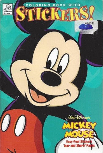 Minnie Mouse: Coloring Book with Stickers