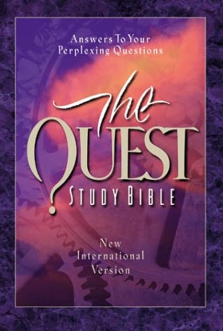 The Quest Study Bible: New International Version/Forest Green Bonded Leather