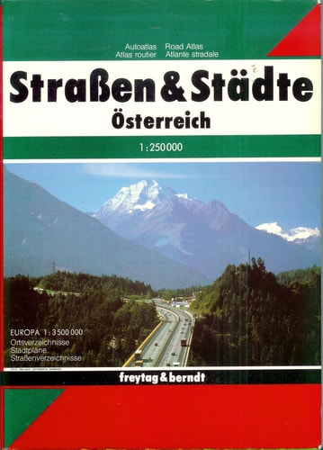 Austria: Roads and Cities Atlas