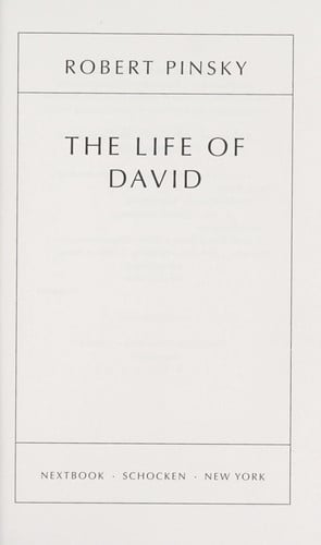 The Life of David (Jewish Encounters)