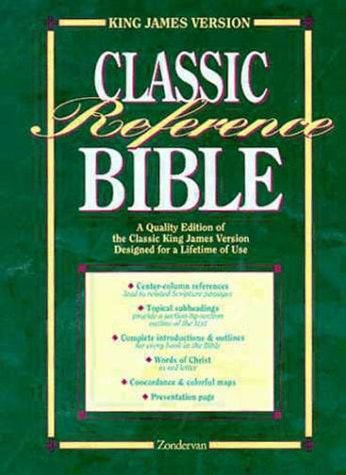 KJV Classic Reference Navy Bonded Leather