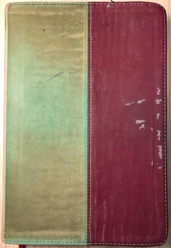 KJV, Amplified, Parallel Bible, Imitation Leather, Yellow/Red