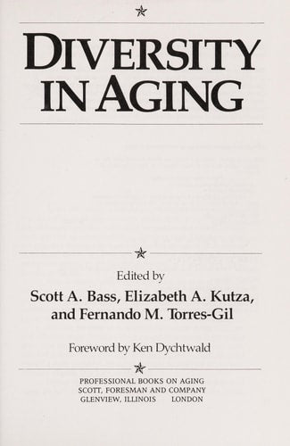 Diversity in Aging (Professional Books on Aging)