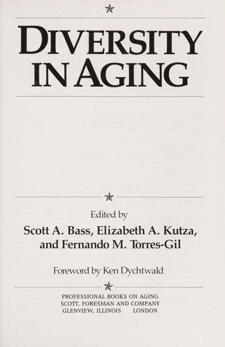 Diversity in Aging (Professional Books on Aging)