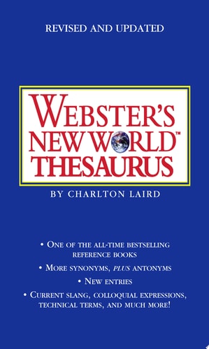 Webster's New World Thesaurus: Third Edition