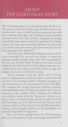 NIV, Christmas Story from the Family Reading Bible, Hardcover