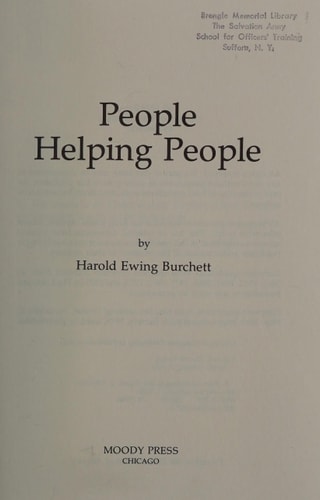 People helping people