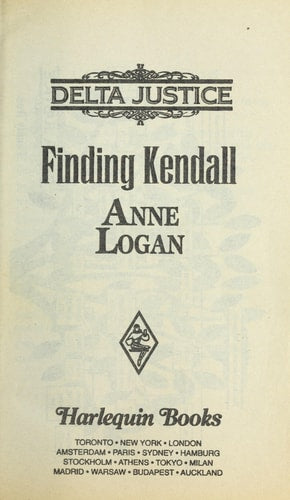 Finding Kendall (Delta Justice, Book 3)
