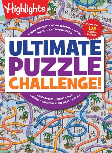 Ultimate Puzzle Challenge! 125+ Brain Games for Kids, Mazes, Brain Teasers, Word Searches, Crossword Puzzles, Sudoku, Logic Puzzles and More, Kids Activity Book