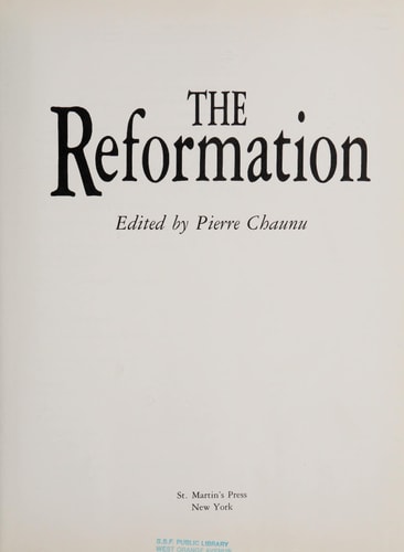 The Reformation (English and French Edition)