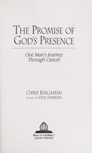 The Promise of God's Presence