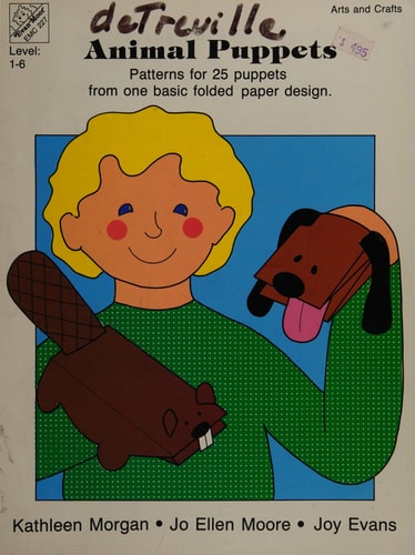 Animal Puppets: Patterns for 25 puppets from one basic folded paper design