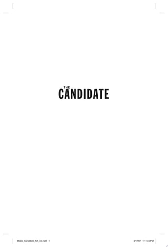 The Candidate (Jill Lewis Mystery Trilogy #3)