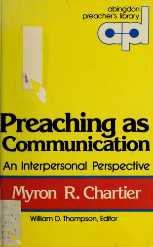 Chartier-Preaching As Commun Apl-P (Abingdon Preacher's Library)