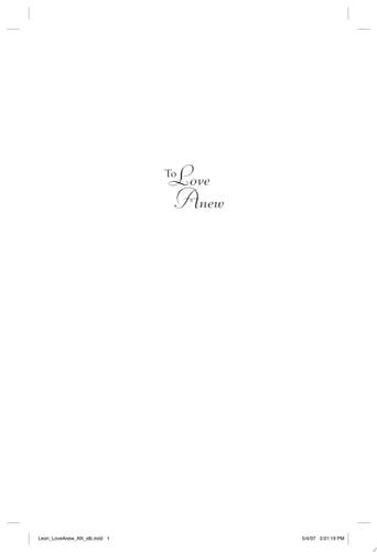 To Love Anew (Sydney Cove Series #1)