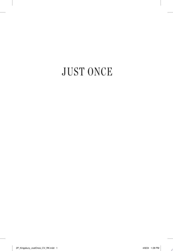 Just Once A Novel