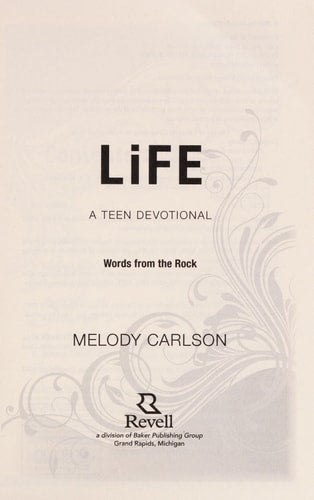 Life: A Teen Devotional (Words from the Rock)