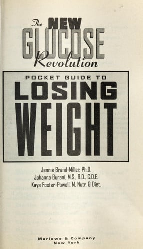 The New Glucose Revolution Pocket Guide to Losing Weight
