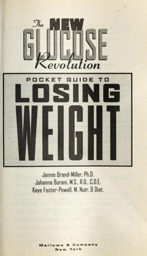The New Glucose Revolution Pocket Guide to Losing Weight