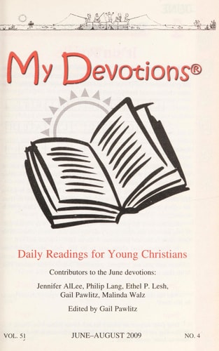 My Devotions - 50th Anniversary Edition, Summer 2008, June-August