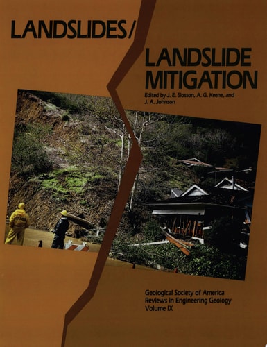 Landslides/Landslide Mitigation (Reviews in Engineering Geology)