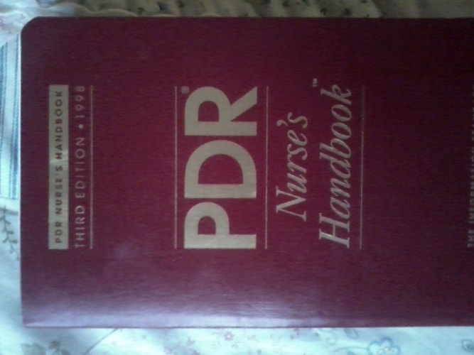 Pdr Nurse's Handbook (Physicians' Desk Reference Nurse's Drug Handbook)