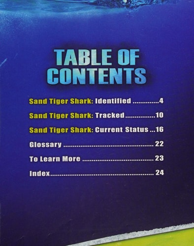 The Sand Tiger Shark (Shark Fact Files)
