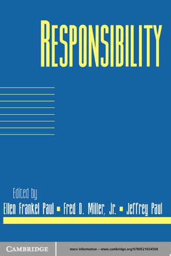 Responsibility v16 p2 (Social Philosophy and Policy)