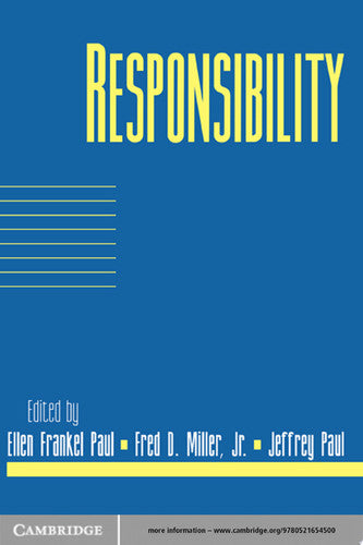 Responsibility v16 p2 (Social Philosophy and Policy)
