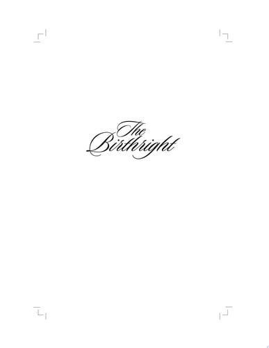 The Birthright (Song of Acadia #3)