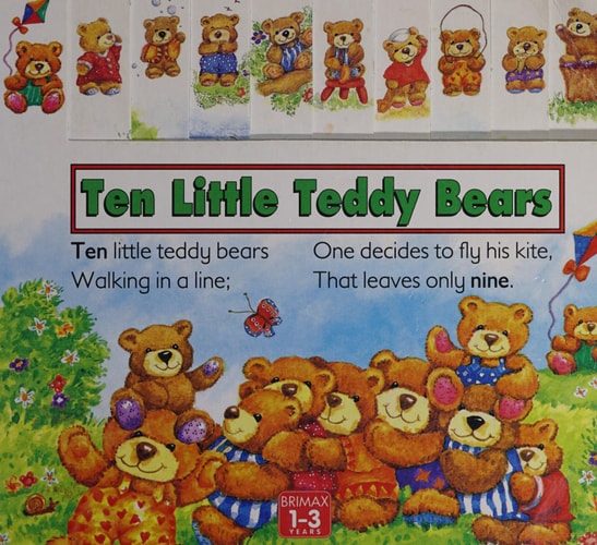 Ten Little Teddy Bears (Board Counting Books Series)