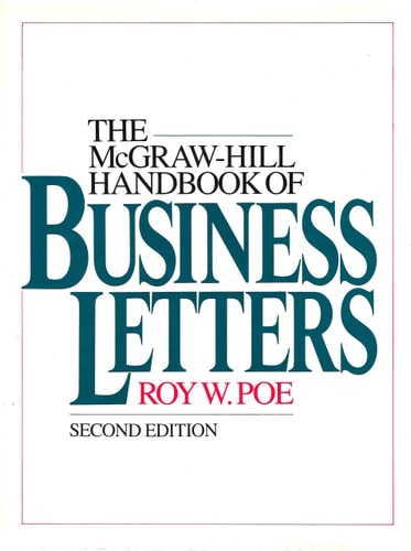 The McGraw-Hill handbook of business letters