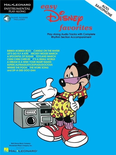 Easy Disney Favorites: Alto Sax Play-Along Pack