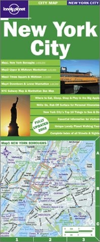 Lonely Planet New York City Map (City Map Series)