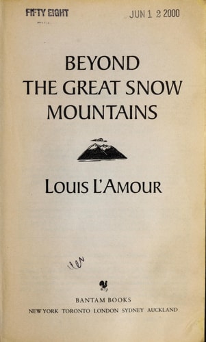 Beyond the Great Snow Mountains: Stories